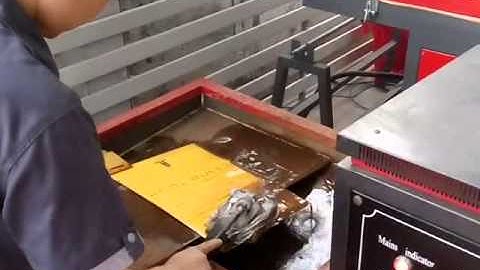 Work on aluminum  Metal Etching machine BYT 3055