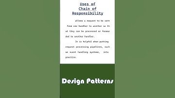 how to use chain of responsibility pattern || design patterns