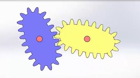 CONSTRUCTING ELLIPTICAL GEARS