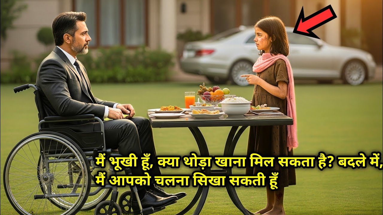 बेघर भूखी लड़की ने अपाहिज करोड़पति को एक रूटी के बदले चलना सिखाने का वादा  किया | Hindi Kahani