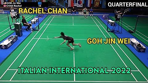 QF | 🇲🇾 Goh Jin Wei (8) Def 🇨🇦 Rachel Chan - Italian International 2022