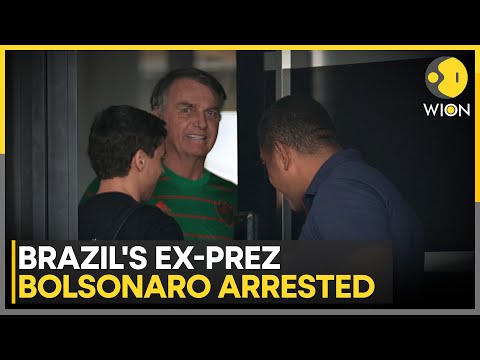 Brazil's Ex-President Jair Bolsonaro Arrested, Flight-Risk Alert Triggers Detention | WION News