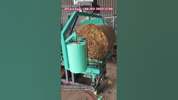 Fully automatic silage baling and wrapping machine, used to store silage for long-term storage