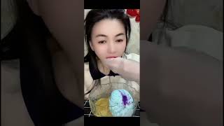 NANA STICKY AND CRUNCHY ICE EATING ASMR//ONLY BITES AND SWALLOWING 🌈🌈🌈