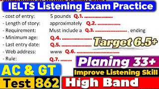 IELTS Listening Practice Test 2025 with Answers | Recent Exam - 862