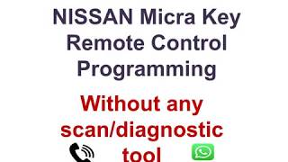 Nissan micra key remote programming screenshot 3