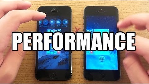 iPhone 5 iOS 8.0 Final Public  vs. iPhone 5 iOS 7.1.2 - Performance Comparison