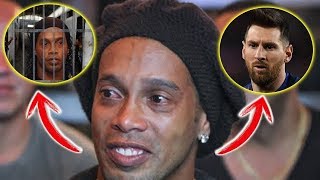 LA CADUTA DI RONALDINHO ... MESSI LO SALVERÀ ?