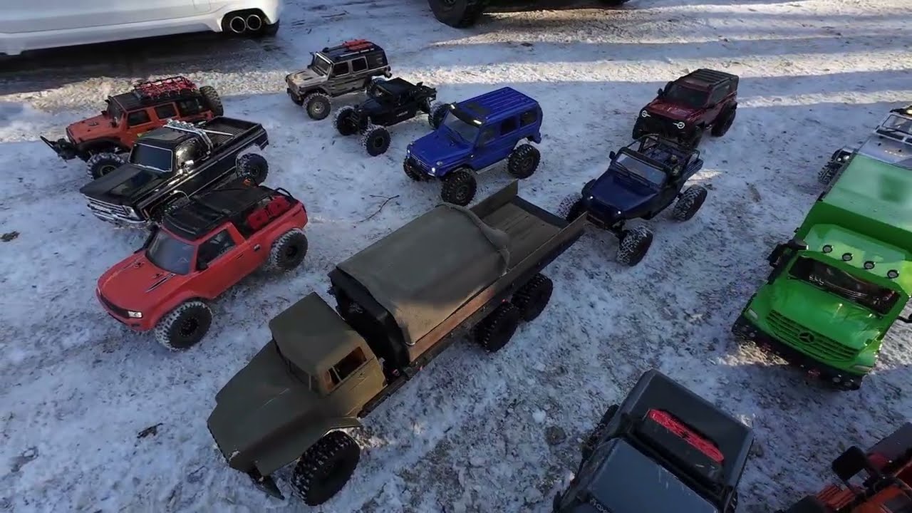 Neujahrsausfahrt 2026 - Cross RC Emo X3, Traxxas TRX4, Axial SCX10, Vanquish H10 Optic, Gmade Spider