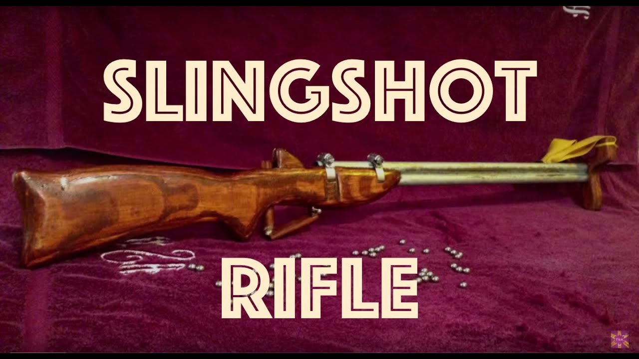 DIY Slingshot - Very Accurate Slingshot Fishing Gun Made of Scrap Wood 