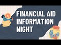 Financial Aid Information Night