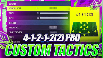 FIFA 22 l 41212(2) ULTIMATE PRO PLAYER FORMATION GUIDE l CUSTOM TACTICS! - FIFA 22 ULTIMATE TEAM