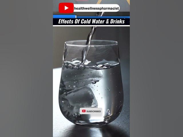 Effects Of Cold Water & Drinks #shorts #drjavaidkhan