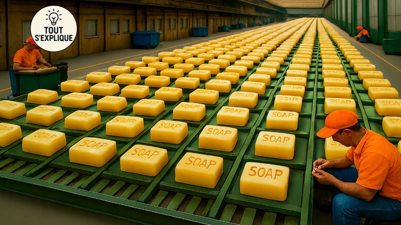 Comment c’est fait : Le savon solide — des millions de barres à base d’huile de tournesol
