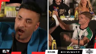 THE MOST BIZARRE PRESS CONFERENCE EVER? - FES BATISTA GIVES BEN WILLIAMS A LADY GA GA POSTER...