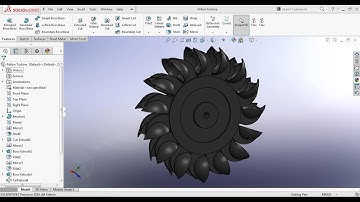 SolidWorks Tutorial - How to make Pelton Turbine