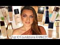 MY FAVOURITE FOUNDATIONS RANKED | Best Foundations in 2022