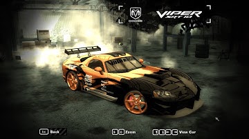 NFS Most Wanted 2005 | Part 45 | Dodge Viper SRT-10 | Customization