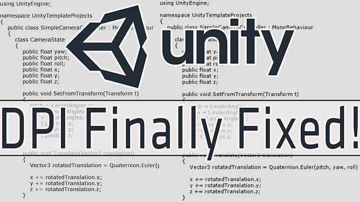 Unity DPI Scaling Finally Fixed!!!