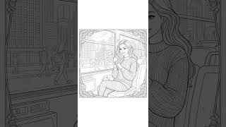 Cozy Home &amp; Garden Coloring Book for Women | Relaxing Aesthetic Scenes  #stressreliefart #womencolor