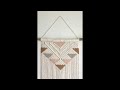 Makramé Modern Boho Falidísz Ötletek | Macrame Modern WallHanging Idea