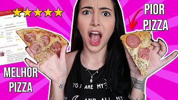 O que faz mais mal pizza ou hambúrguer?