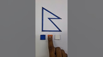 Nepal Flag 🇳🇵 Maked With Hand Press ✋️ #art #diy #crafts #flag #nepal #drawing