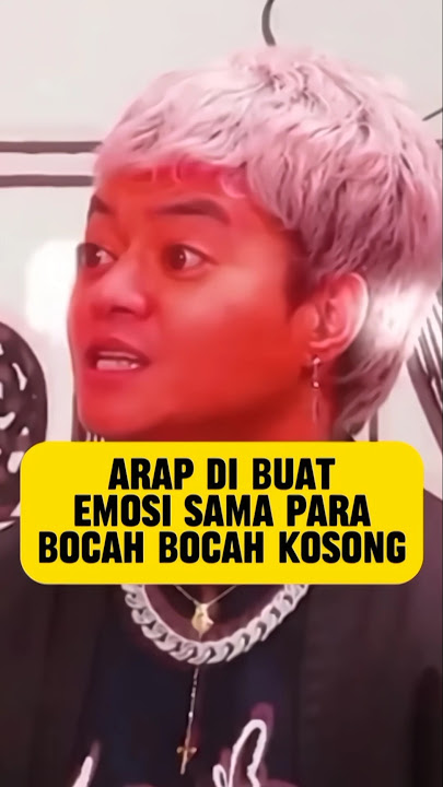 REZA ARAP TIDAK SANGGUP MENGHADAPI BOCAH KOSONG #podcast #bocahbocahkosong #rezaarap