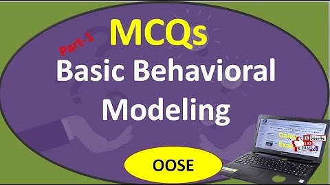 MCQs on Basic Behavioral Modeling Part 1 software engineering |OOSE MCQs