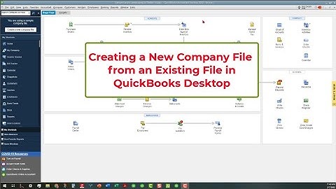 Create a New Company File from an Existing QuickBooks Desktop File!
