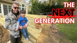 Deck Footings and Framing + Take Your Child To Work Day!