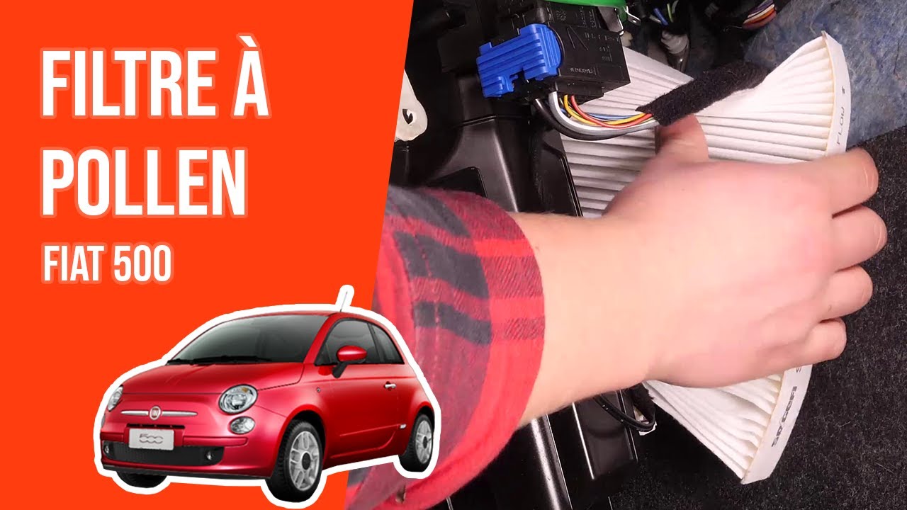 Changer le Filtre à Pollen FIAT 500 👃 YouTube