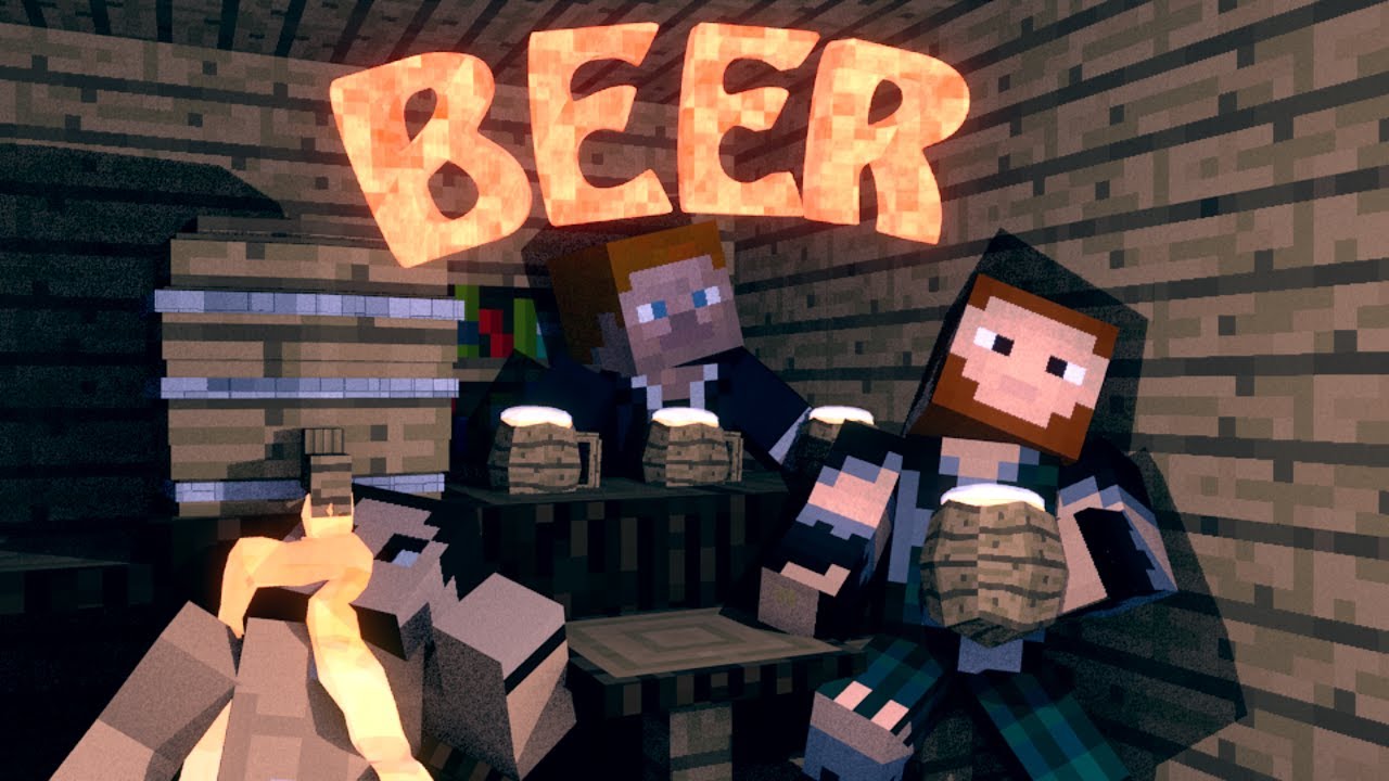 Minecraft BEER Mod Showcase! (ALCOHOL, BEER, WINE) - YouTube