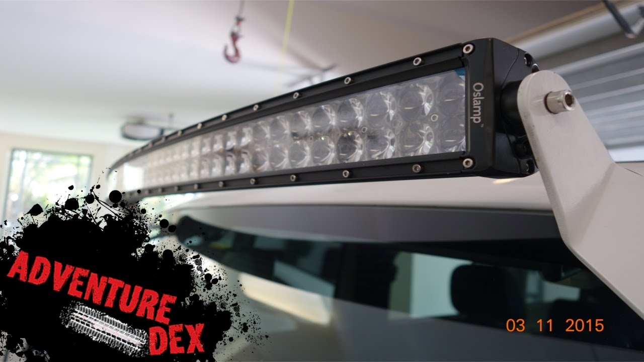 Jeep Curved 50 inch LED Light Bar by Auxbeam - Installation & Review -  YouTube