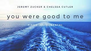 Video thumbnail of "Jeremy Zucker & Chelsea Cutler - you were good to me | Piano Instrumental"