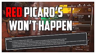 Picaro's Holster Will NOT Get FIXED! The Division 2 Season 10.