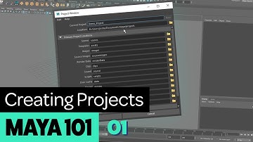 01 Maya Tutorial - Creating and Setting a Project