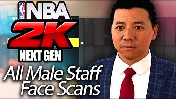 NBA 2K22 Next Gen - MyStaff: All Male Staff Face Scan Options (PS5, Xbox series X /S)