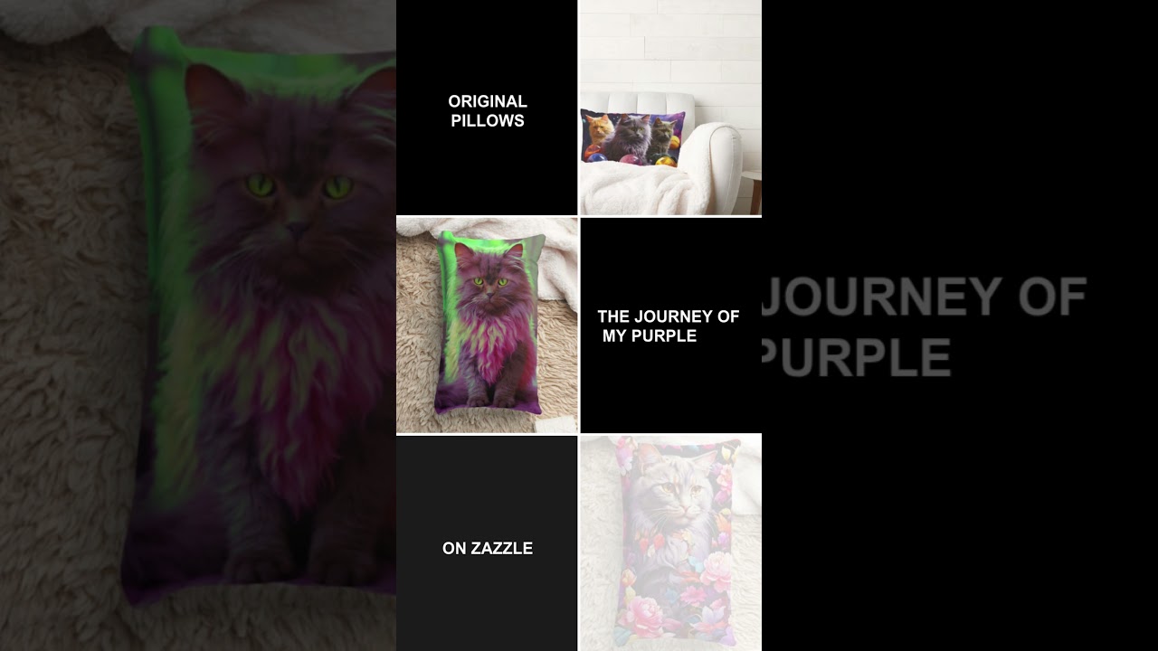 🐾✨ From Plain to Purrfect: Cat Pillow Glow-Up!