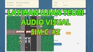 Persyaratan untuk mempunyai sim c adalah melalui test
tulis/teori/avis/audio visual memakai komputer seperti anak sekolah
yang lagi un.video ini lanjutan vid...