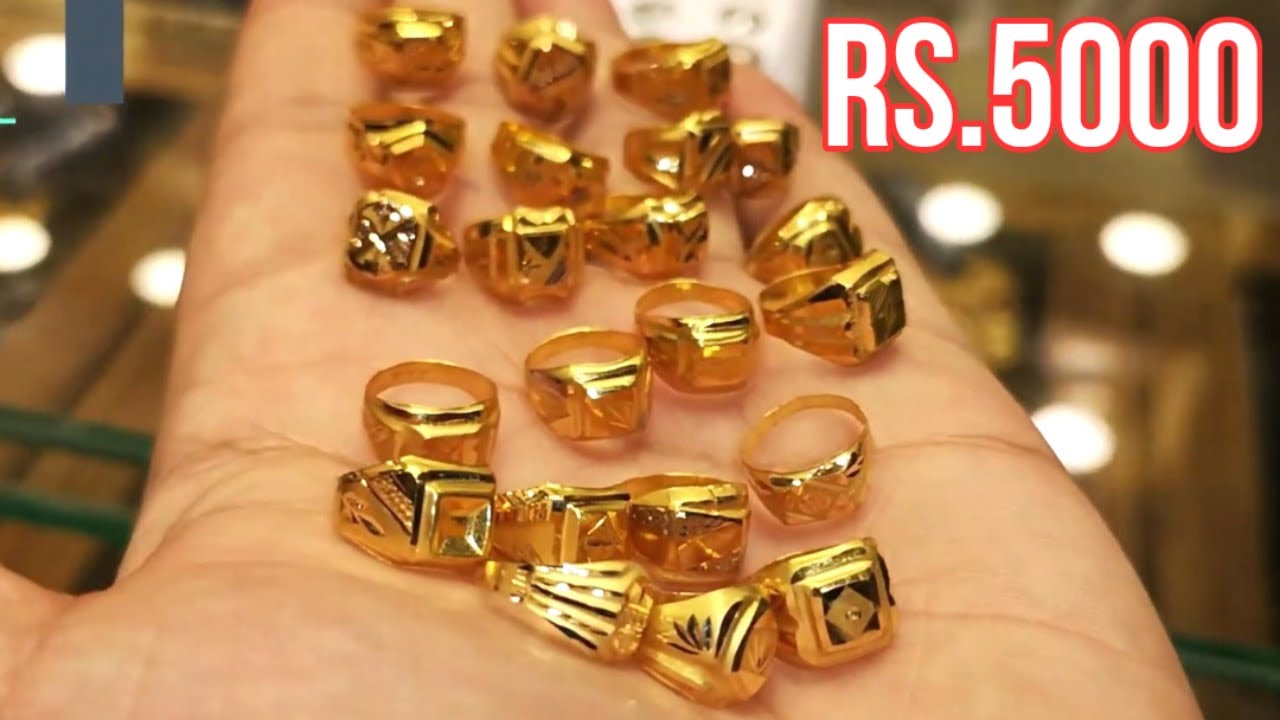 latest gold ring designs with weight & price/gold baby rings/gold rings for  kids/baby gold rings - YouTube