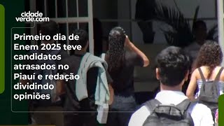 The first day of the 2025 ENEM exam saw late candidates in Piauí, and the essay topic divided opi...