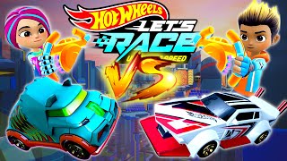 Hot Wheels Lets Race Ultimate Speed Snake Boss Brights With Tricera Truck Vs Coop With Mad Manga