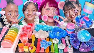 【ASMR】琥珀糖を食べる🌈💗 ろこまこあこちゃんコラボ