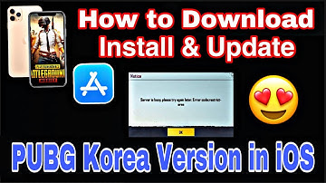HOW TO DOWNLOAD PUBG KOREAN VERSION IN IOS 🔥 HOW TO INSTALL & UPDATE PUBG KR IN IPHONE & IPAD