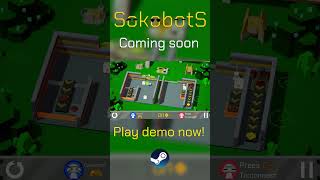 Discover a new type of box in SokobotS!📦🔗 #gameplay #sokoban #indiegame #coopgames