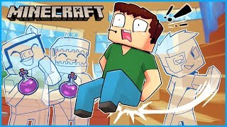 we used invisibility potions to troll nogla in Minecraft... ep 10 (HE GOT VERY MAD)