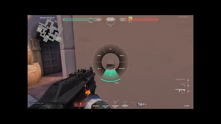 my first ever 1v5 win in competetive