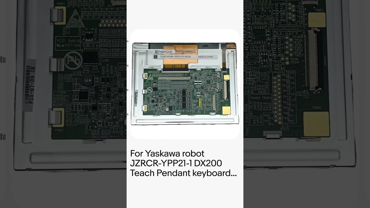 For Yaskawa Robot JZRCR YPP21 1 DX200 Teach Pendant Keyboard LCD Display Screen