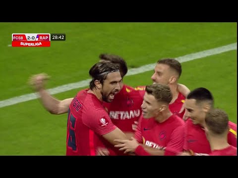 FCSB Rapid Bucharest Goals And Highlights